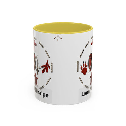 Delaware East Lenni Lenape Tribal Ceramic Mug – Native Symbols Coffee Cup (11oz/15oz)