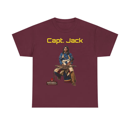 Capt. Jack Graphic Tee — Vintage Captain Illustration Shirt