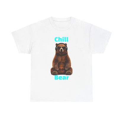 Chill Bear Tee — Cute Relaxed Bear Graphic T-Shirt