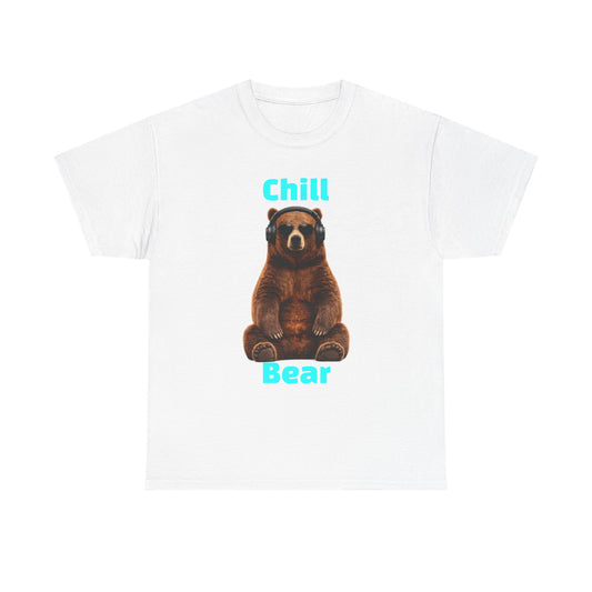 Chill Bear Tee — Cute Relaxed Bear Graphic T-Shirt