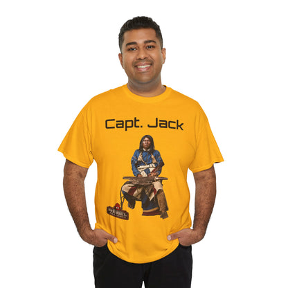 Capt. Jack Graphic Tee — Vintage Captain Illustration Shirt