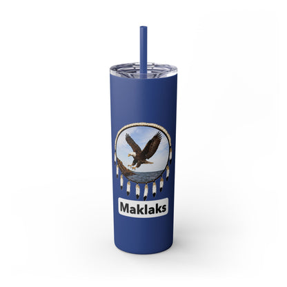 Modoc Eagle Skinny Tumbler – 20oz Straw Travel Cup (Maklaks)