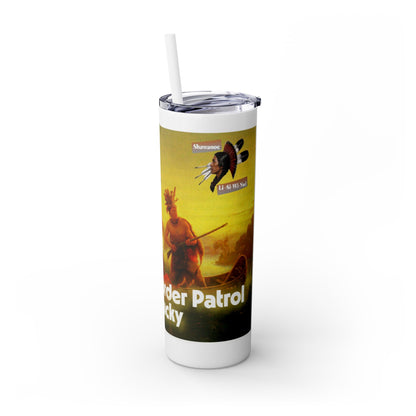 Shawnee Absentee Skinny Tumbler with Straw, 20oz