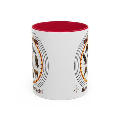Otoe Missouria Native Animal Circle Mug – 'Jiwere-Nut'achi' Illustrated Coffee Cup (11oz/15oz)