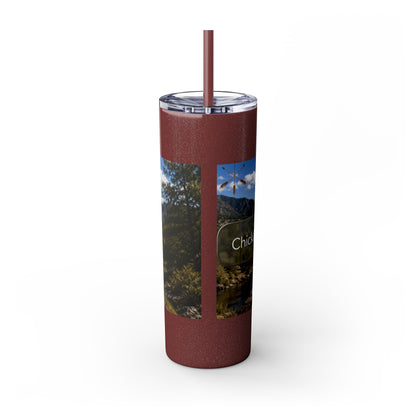 Chickasaw Skinny Tumbler with Straw, 20oz