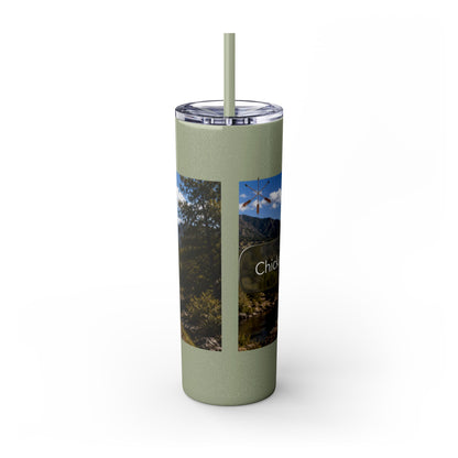 Chickasaw Skinny Tumbler with Straw, 20oz