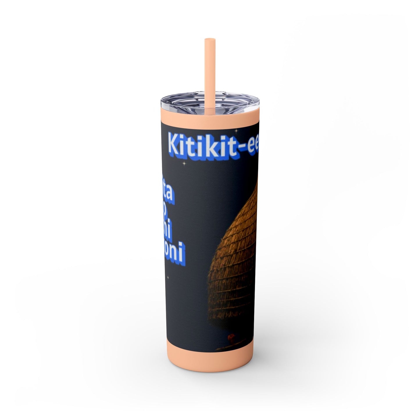 Wichita Skinny Tumbler with Straw, 20oz