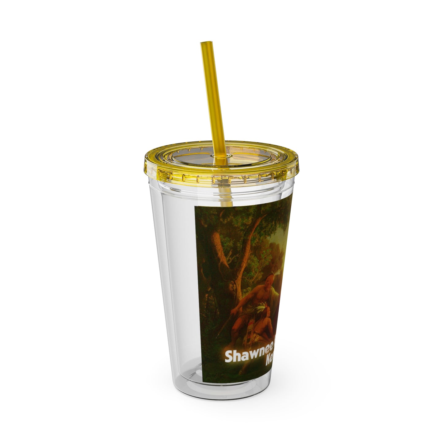 Shawnee East Sunsplash Tumbler with Straw, 16oz