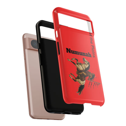 Comanche Numunah Horse Phone Case — 'Lords of the Plains' Red Protective Case