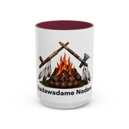 Potawatomi Native Pride Campfire Mug — Badawadame Nadaw Design (11oz/15oz)