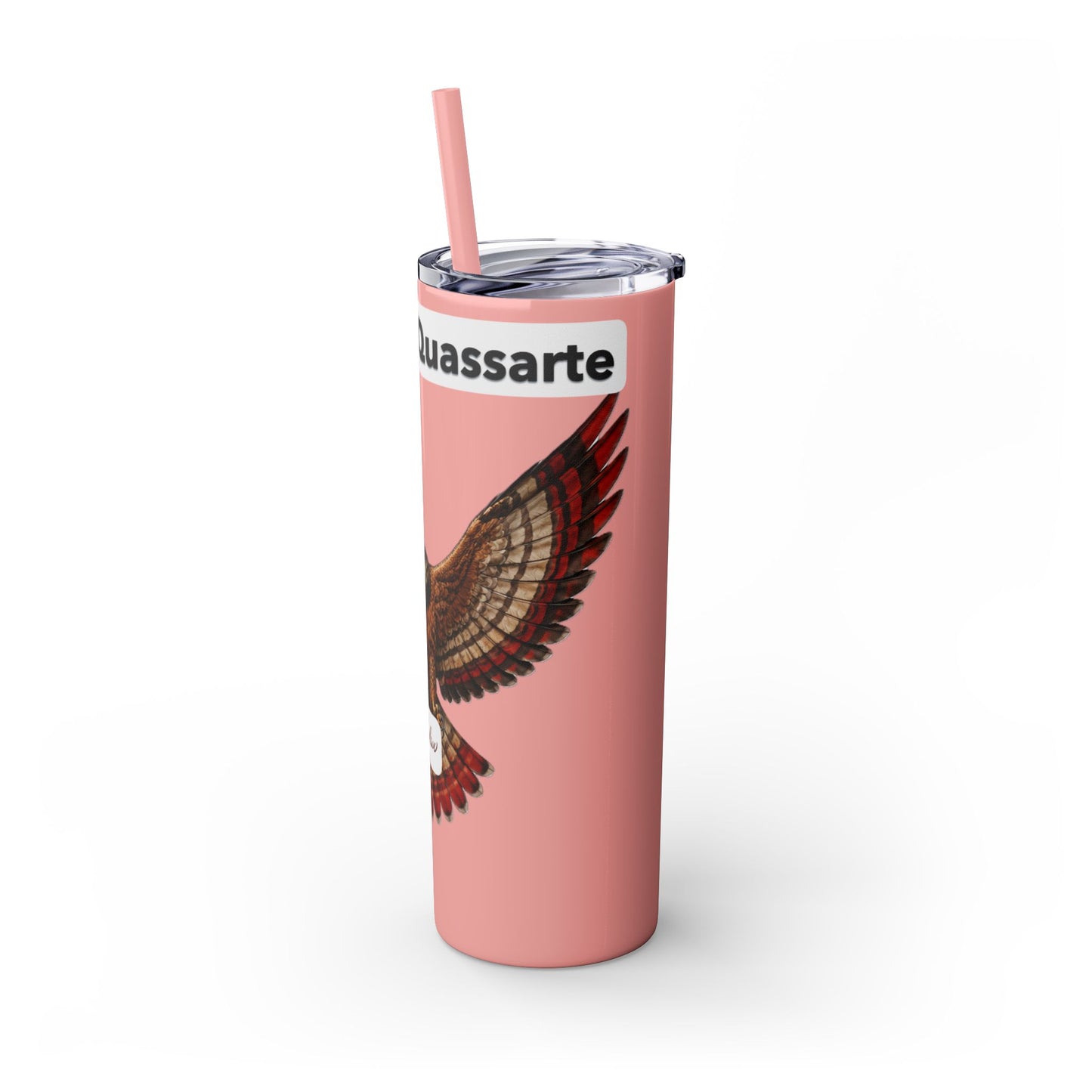 AQ Skinny Tumbler with Straw, 20oz