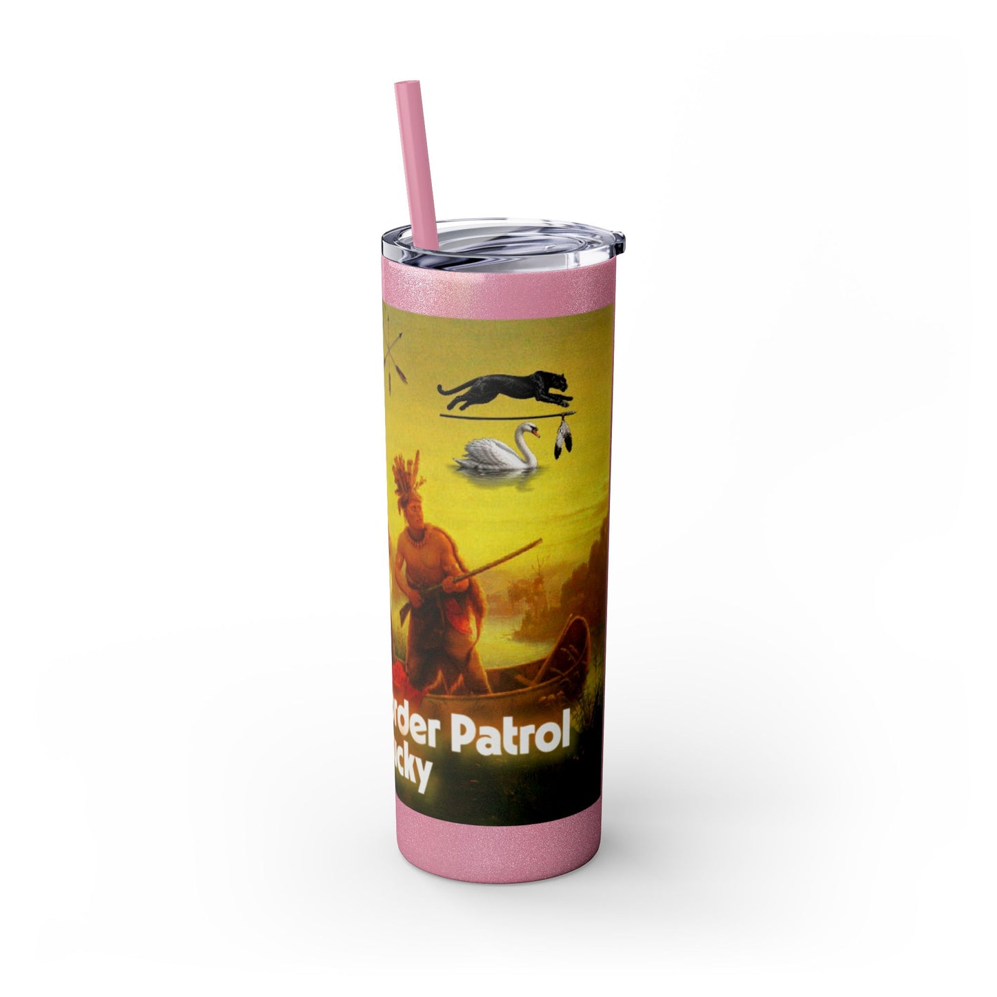 Shawnee East Skinny Tumbler with Straw, 20oz