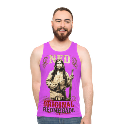 Ned Rednegade Vintage Native Portrait Tank Top