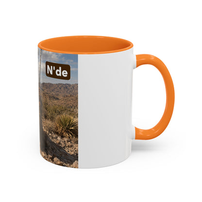 Ft. Sill Apache Desert Scene Coffee Mug — 'N'de' Southwest Landscape 11/15oz