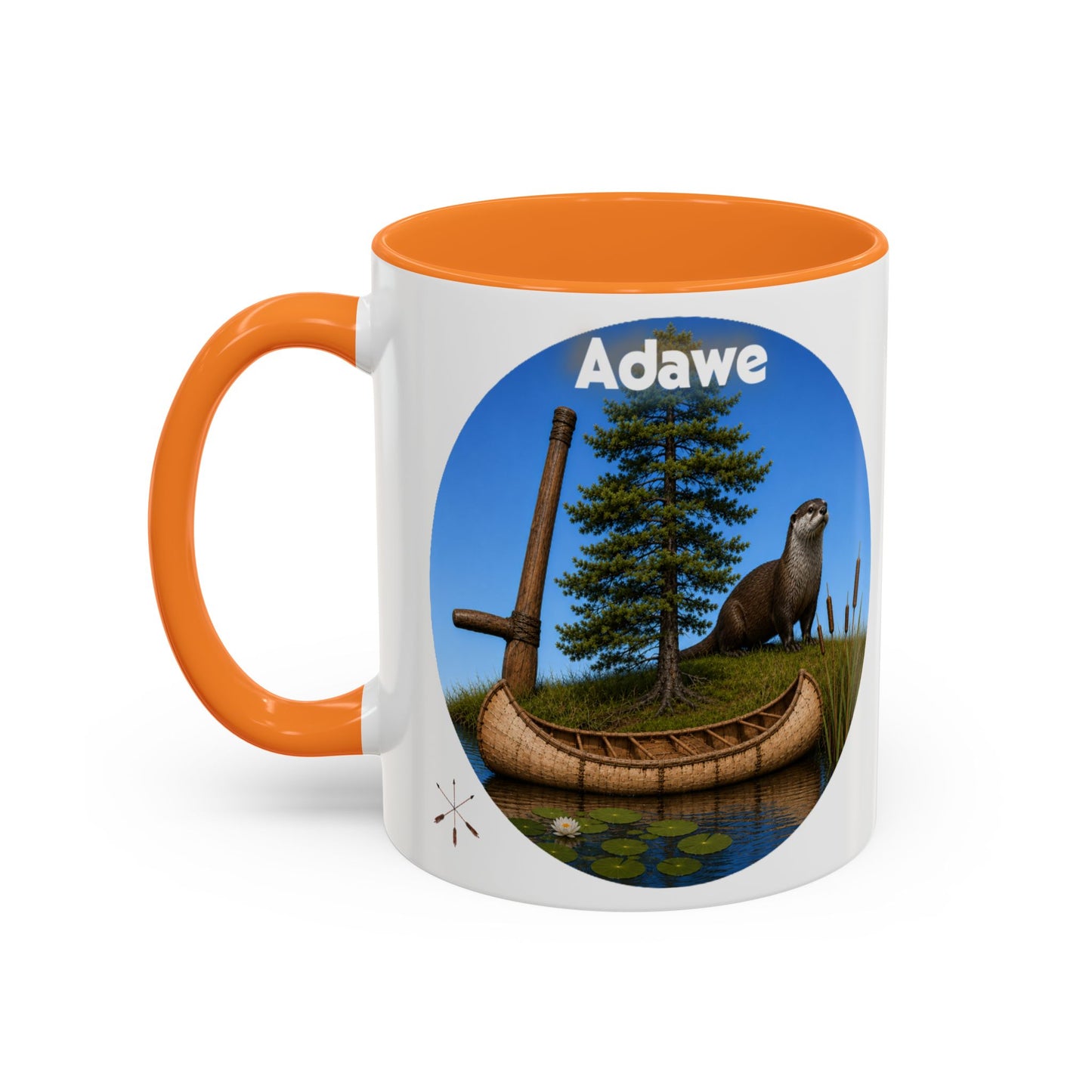 Ottawa Adawe Otter Canoe Mug — Nature Wildlife Coffee Cup (11oz & 15oz)