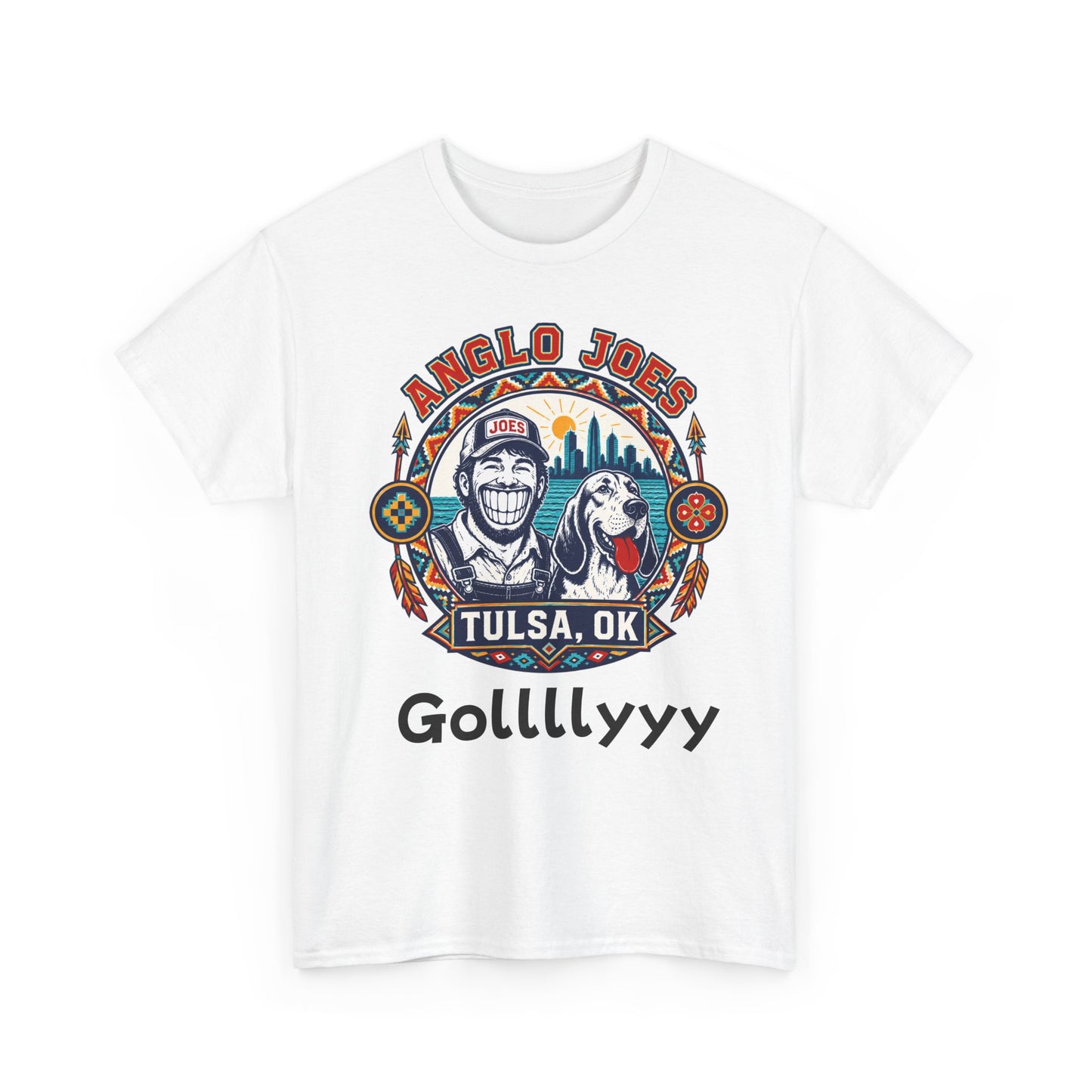 Anglo Joe’s Tulsa Tee Gollllyyyy — 'Gollllyyy' Retro Sports Graphic T-Shirt