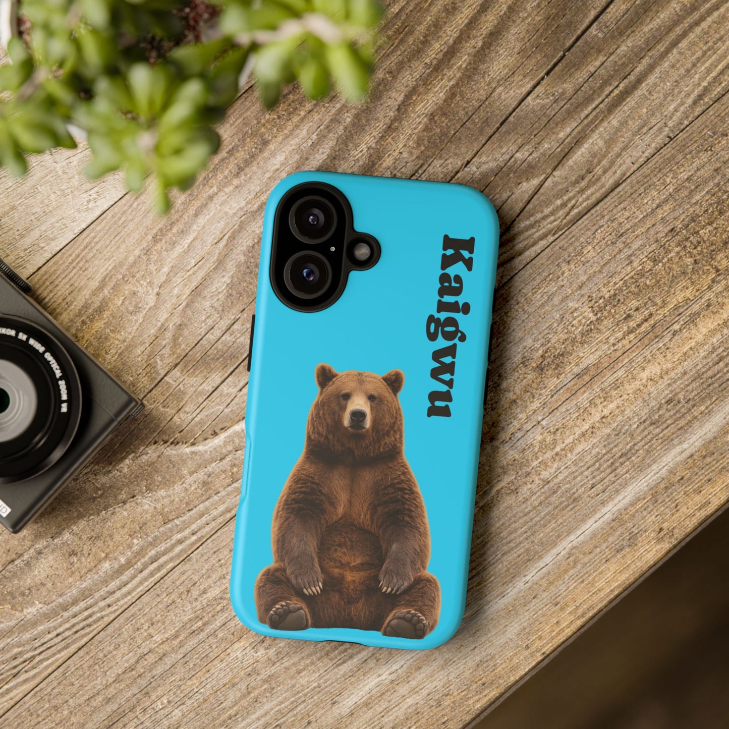 Kiowa Tough Cases: Personalized Kaigwu Tough Phone Case with Horse Rider Design