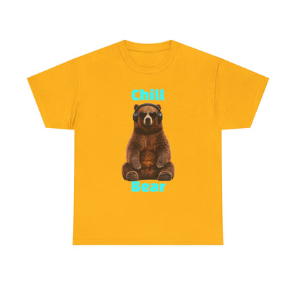 Chill Bear Tee — Cute Relaxed Bear Graphic T-Shirt