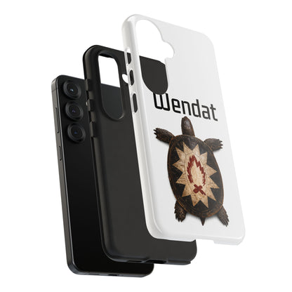 Wyandotte Wendat Turtle Phone Case — Indigenous Turtle Shield Design