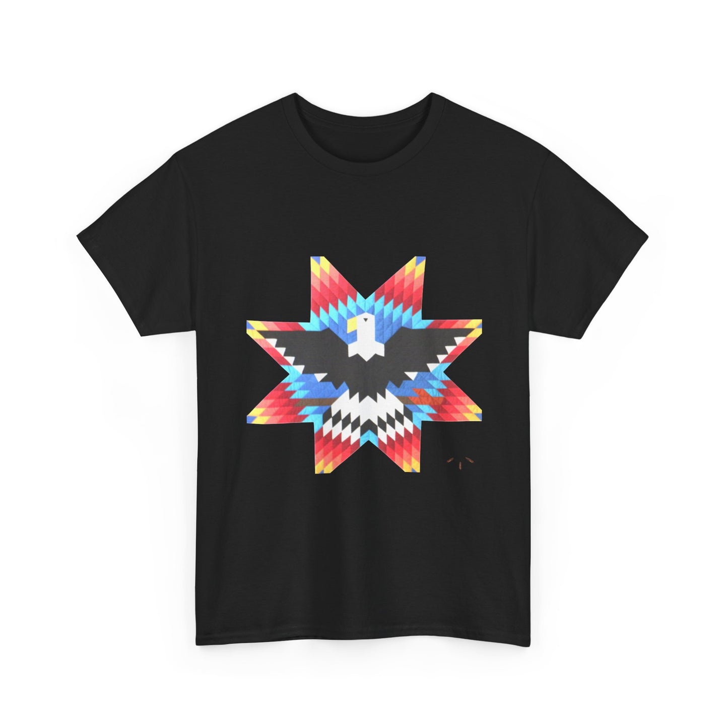 Native Star Eagle Graphic Tee with Arrow Backprint