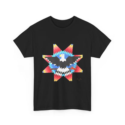 Native Star Eagle Graphic Tee with Arrow Backprint