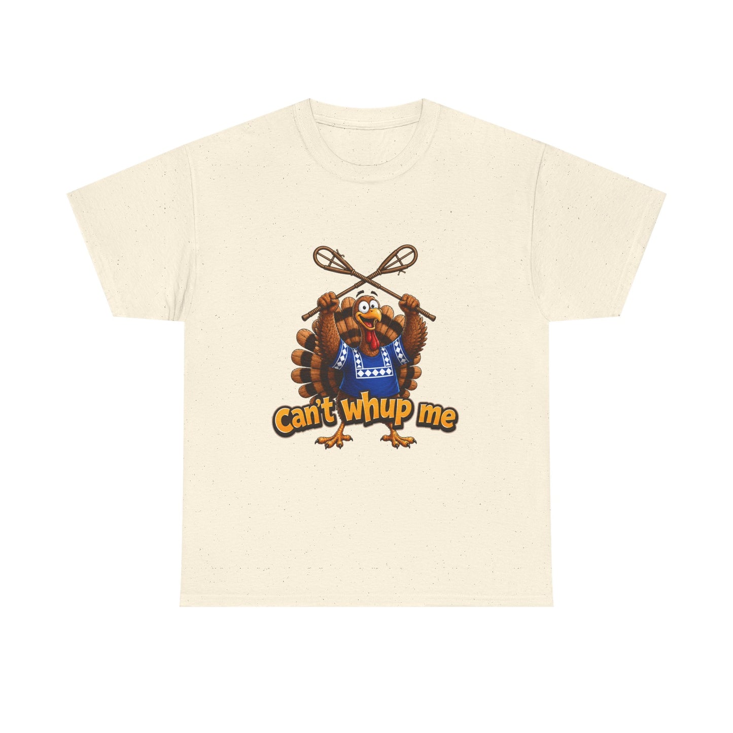 Turkey Mascot Tee — 'Can't Whup Me' Funny Thanksgiving T‑Shirt