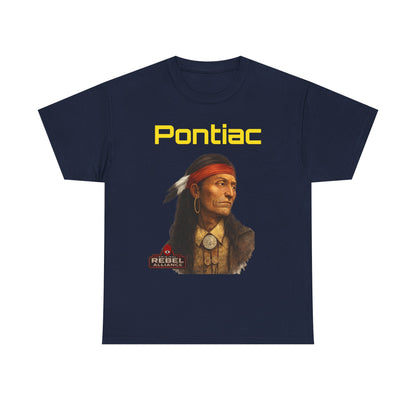 Pontiac Portrait T‑Shirt — Native Chief Graphic Tee