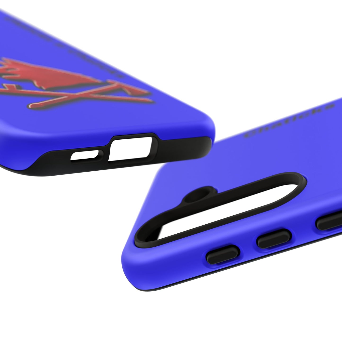 Pawnee Phone Case — Blue 'Chaticks si Chaticks' Wolf Logo Tough Case