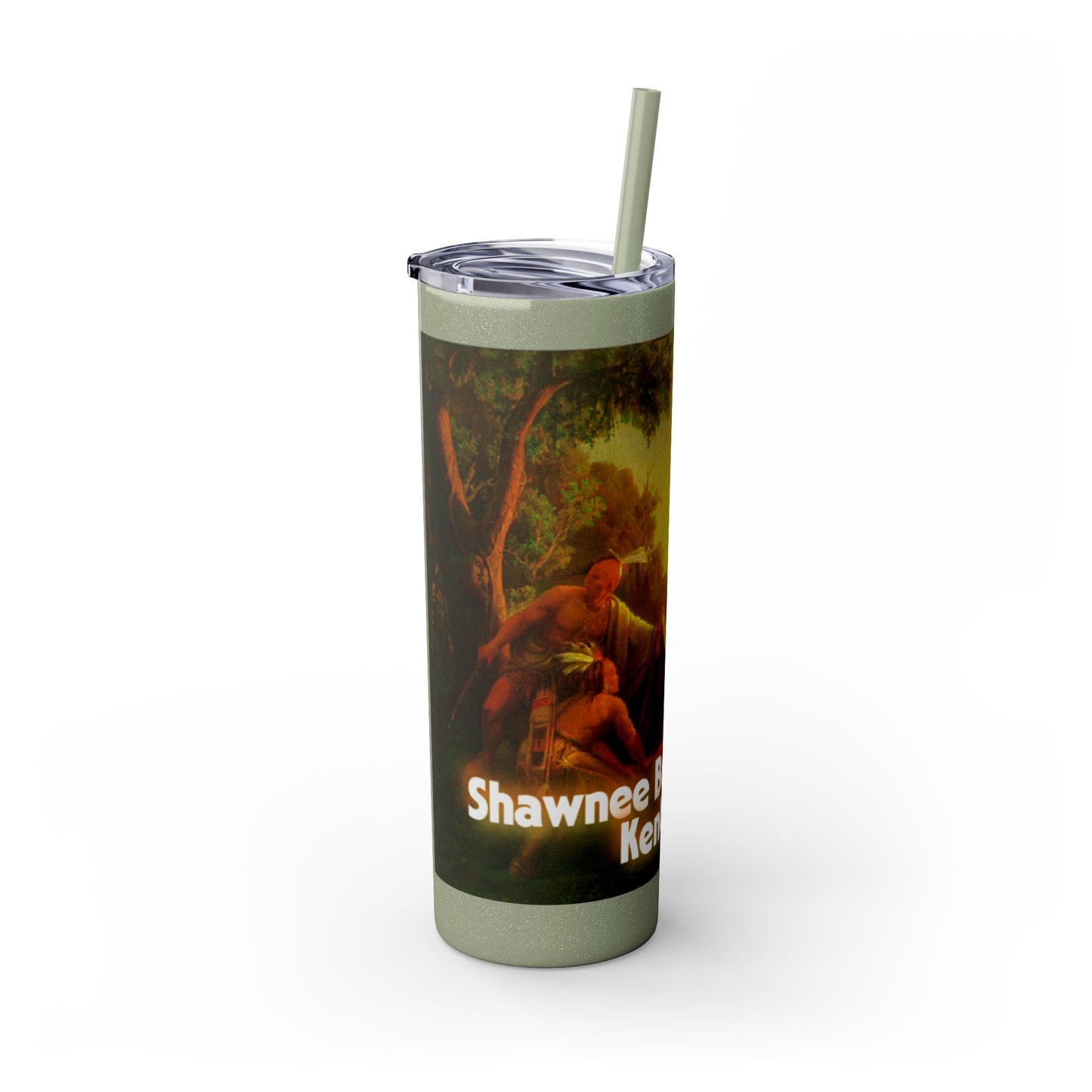 Shawnee East Skinny Tumbler with Straw, 20oz