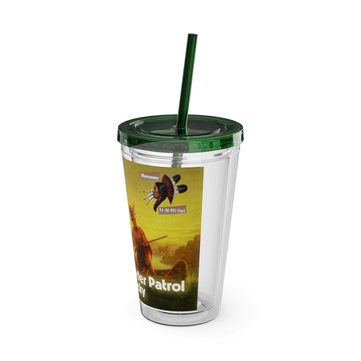 Shawnee Absentee Sunsplash Tumbler with Straw, 16oz