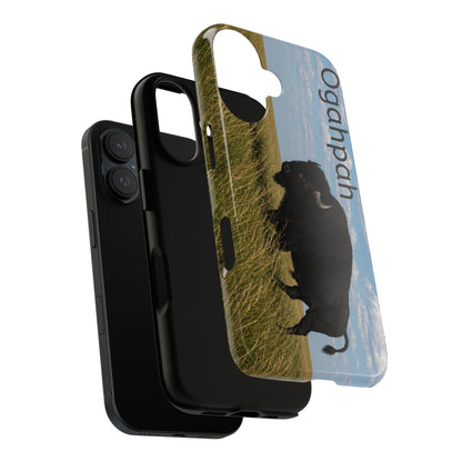 Quapaw Ogahpah Buffalo Phone Case — Native-Inspired Tough Case