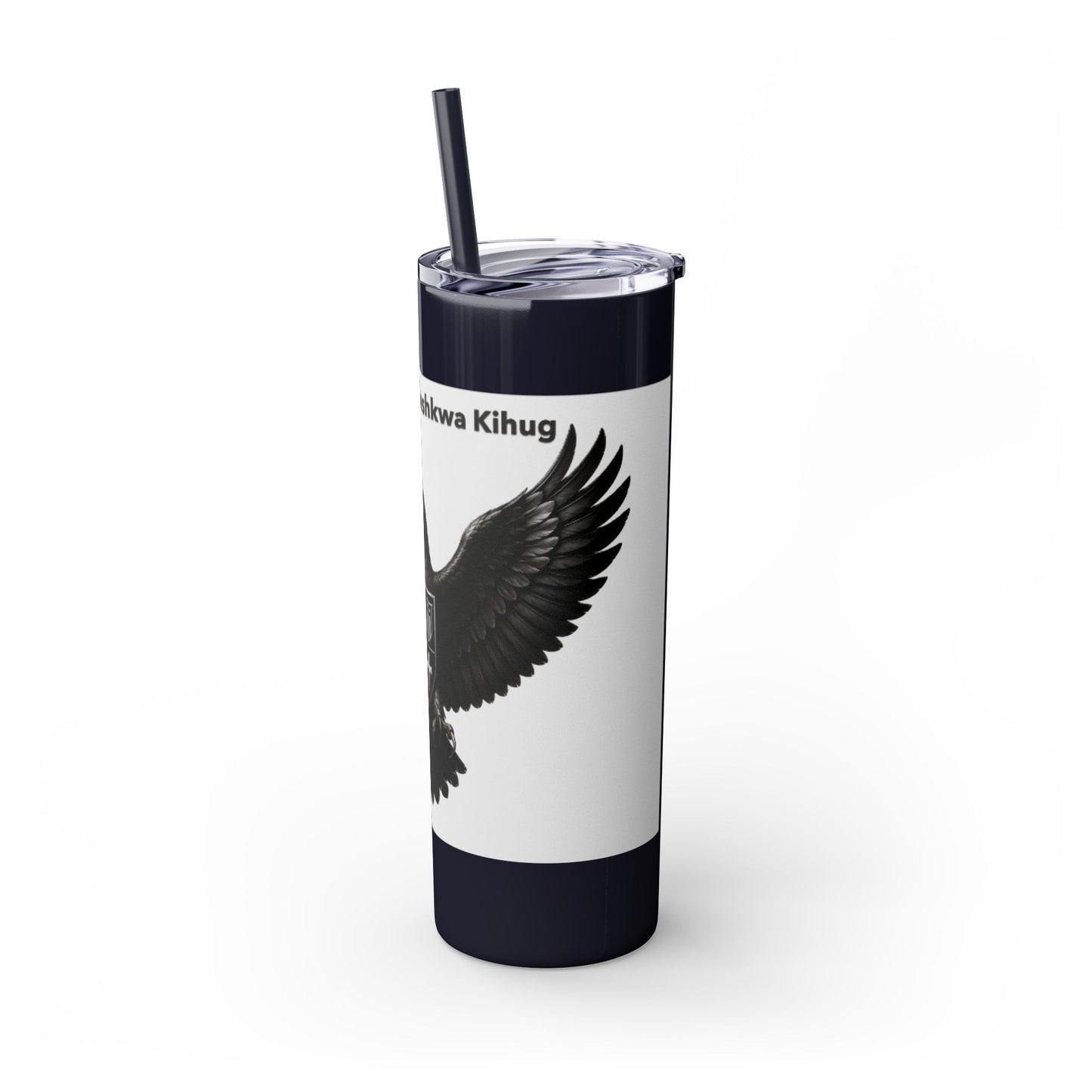 Sac Fox Skinny Tumbler with Straw, 20oz