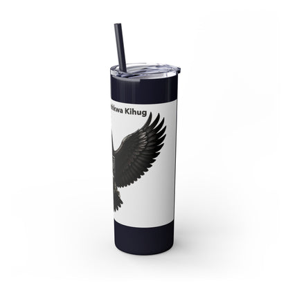 Sac Fox Skinny Tumbler with Straw, 20oz