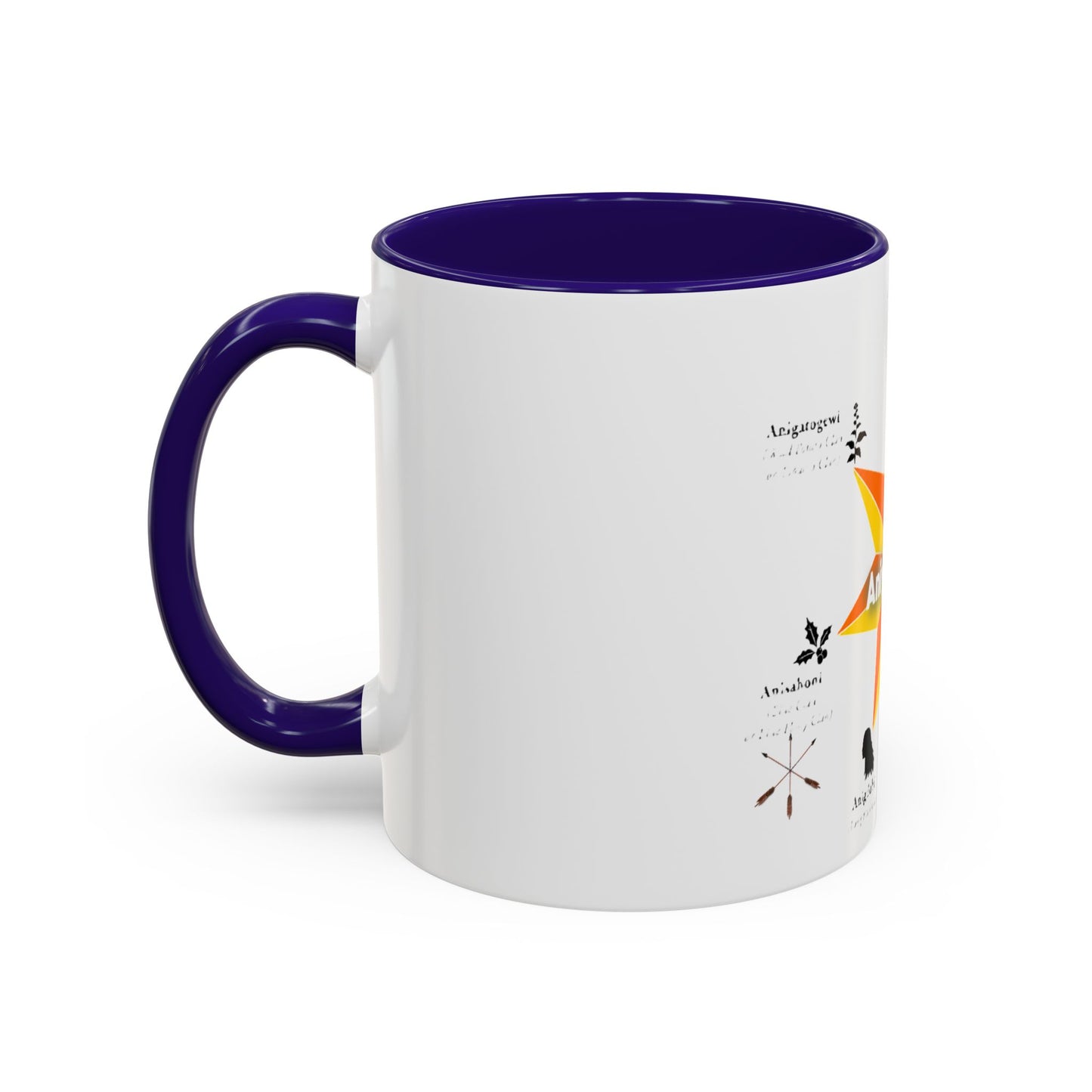Aniyunwiya Star Map Coffee Mug — Native Seneca/Onondaga Language Names