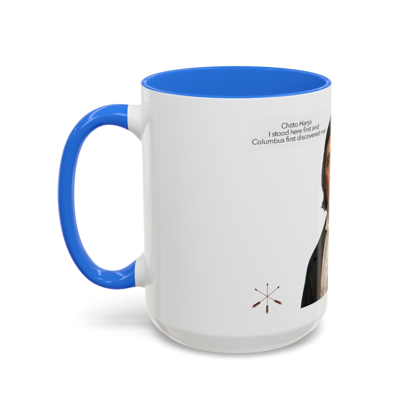 Chitto Harjo Portrait Mug — Historical Native American Portrait Coffee Mug (11oz, 15oz)