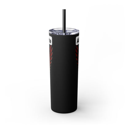 AQ Skinny Tumbler with Straw, 20oz