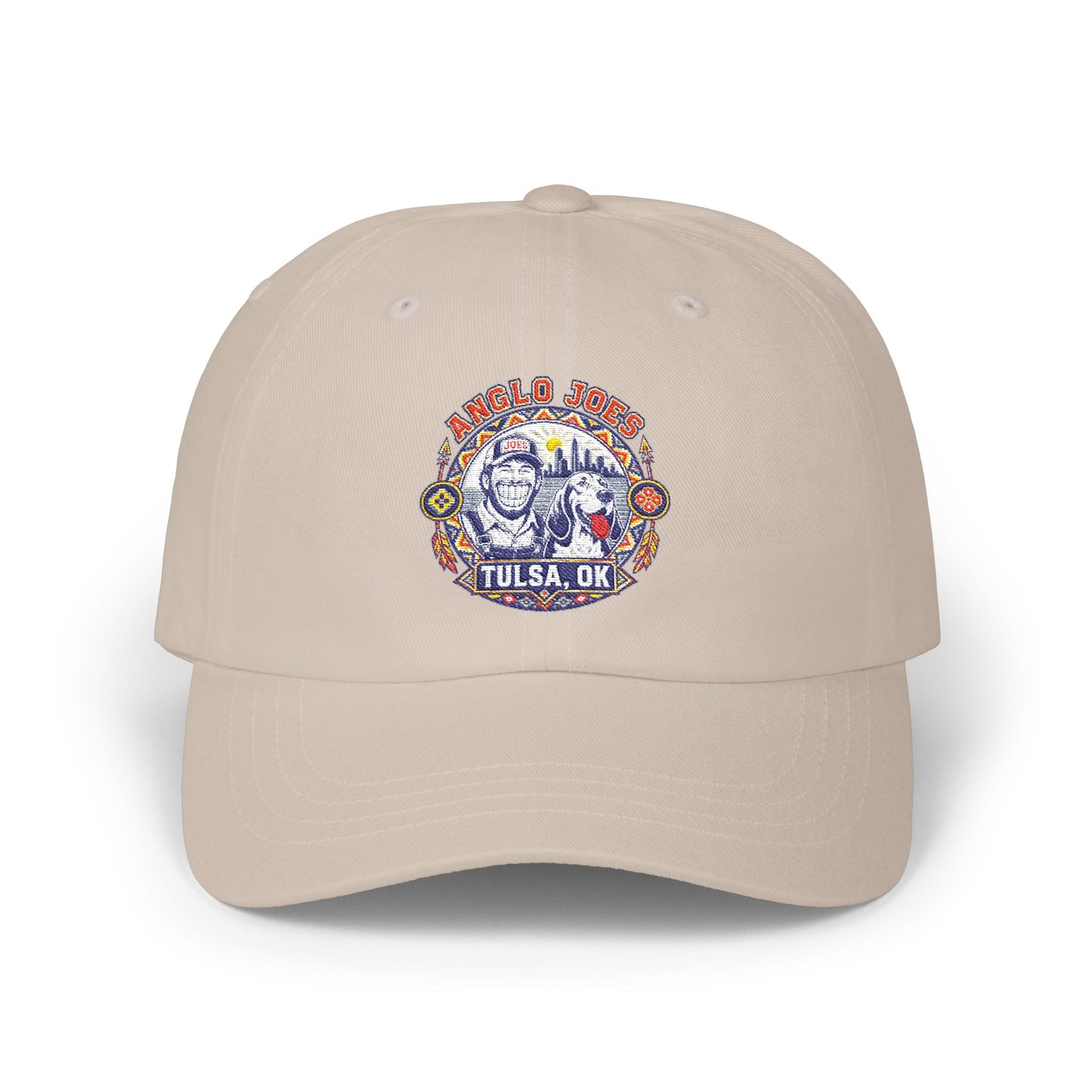 Tulsa OK Vintage Bison Patch Dad Cap