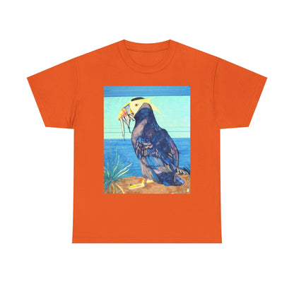 Puffin Beach Tee — Vintage Seaside Bird Graphic T-Shirt