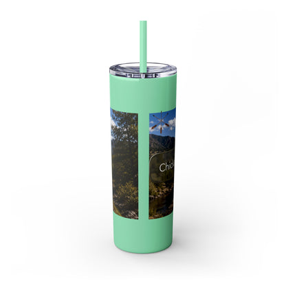 Chickasaw Skinny Tumbler with Straw, 20oz