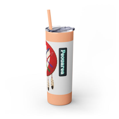 Peoria 20oz Skinny Tumbler with Dreamcatcher Shield Design