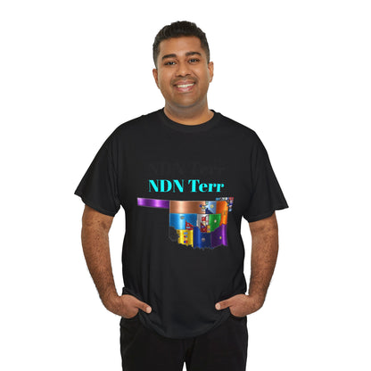 NDN Terr Oklahoma Map Tee — Native Pride Graphic T-Shirt with Arrows