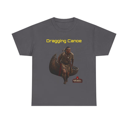 Dragging Canoe Canoe Warrior T-Shirt — Native American Historical Tribute Tee