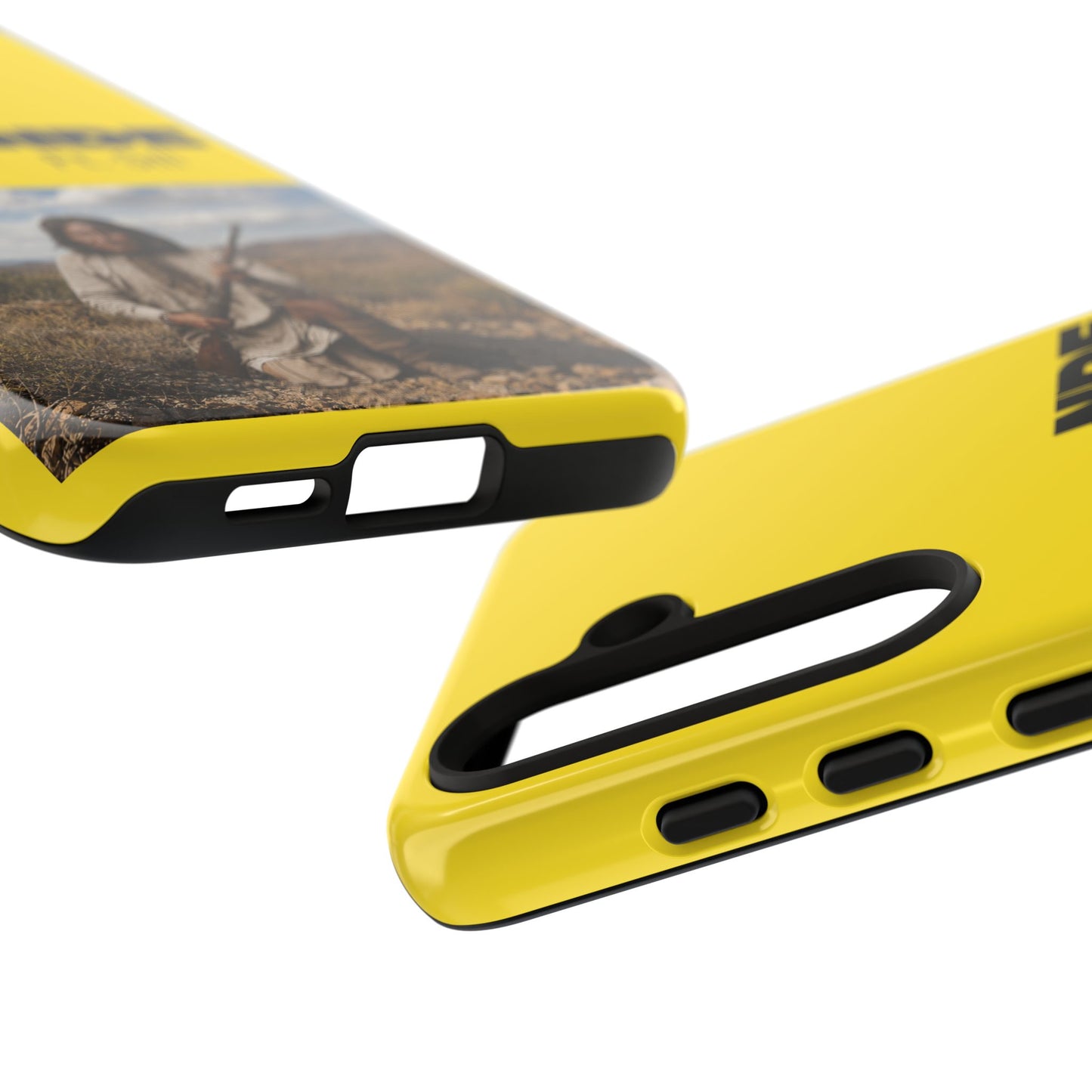 Ft. Sill Phone Case — Yellow ‘NDE Ft. Sill’ Desert Photo Protective Cover