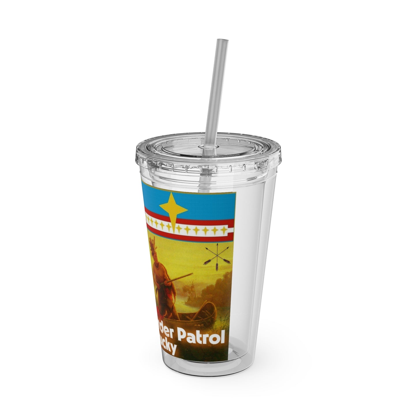 Shawnee N Sunsplash Tumbler with Straw, 16oz