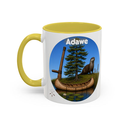 Ottawa Adawe Otter Canoe Mug — Nature Wildlife Coffee Cup (11oz & 15oz)