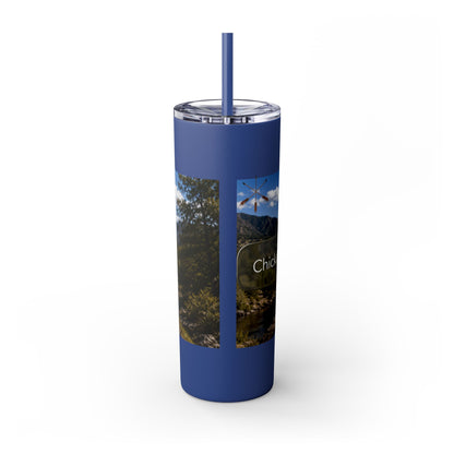 Chickasaw Skinny Tumbler with Straw, 20oz