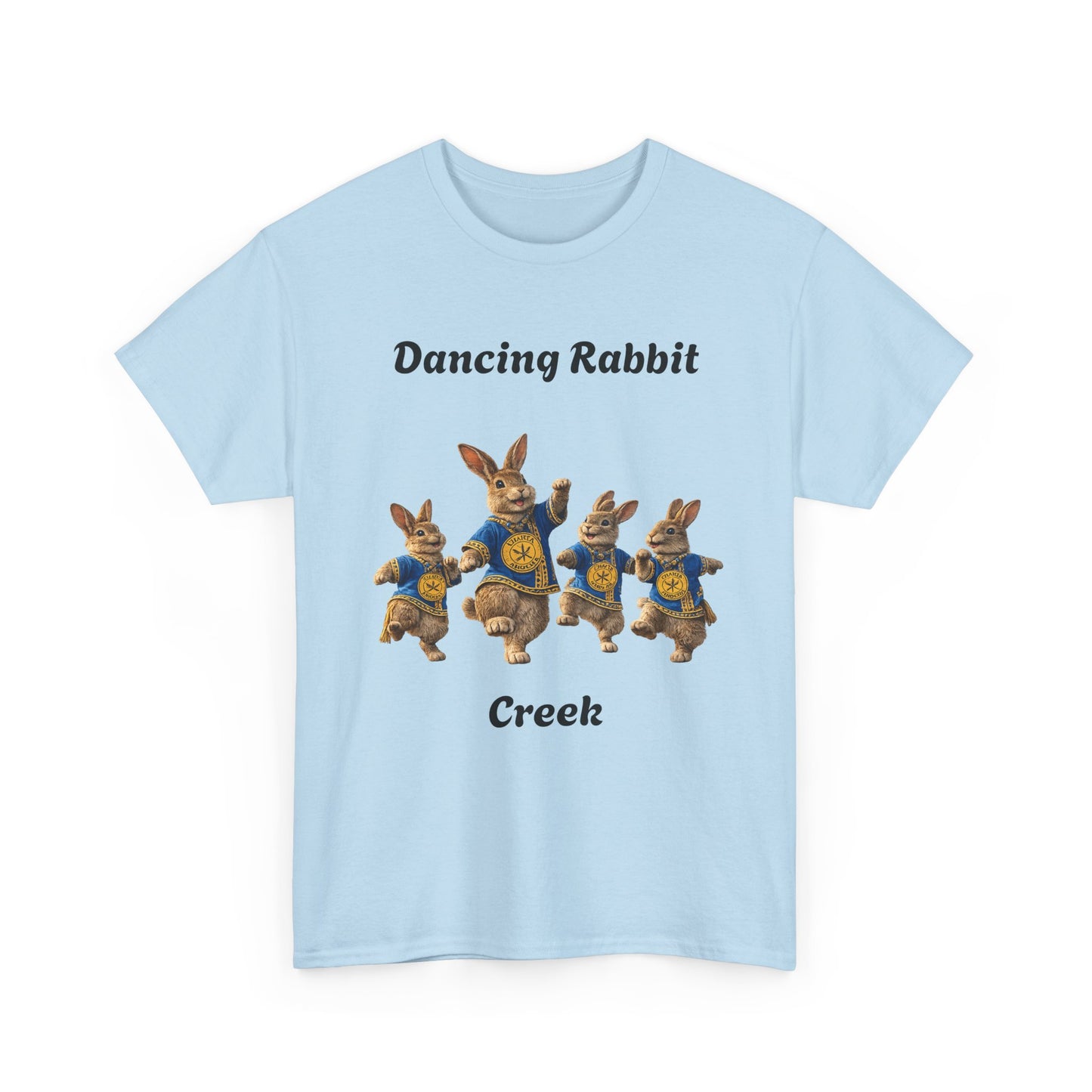 Dancing Rabbit Creek Tee — Vintage Dancing Bunnies Graphic T-Shirt