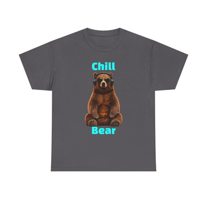 Chill Bear Tee — Cute Relaxed Bear Graphic T-Shirt