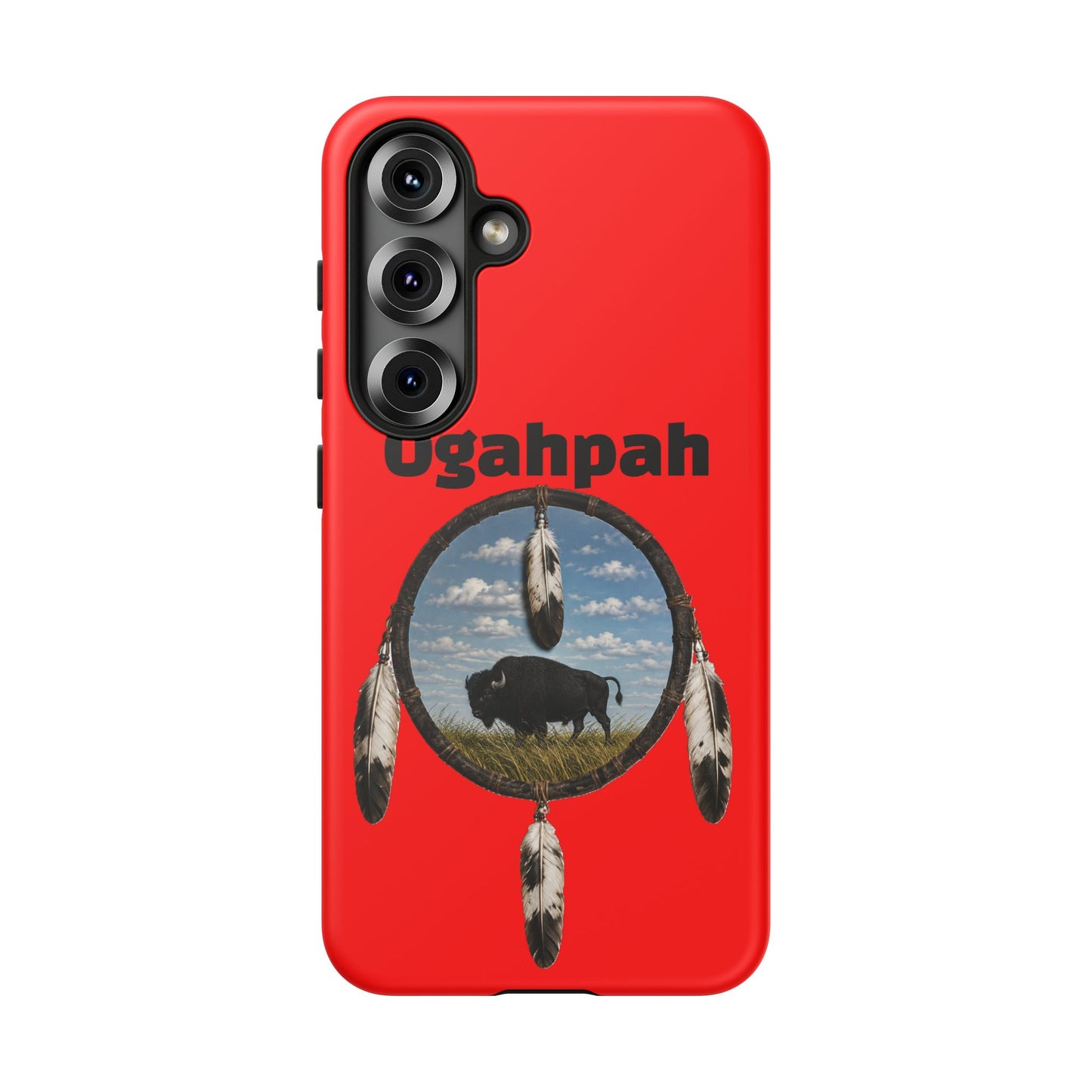 Quapaw Ogahpah Buffalo Phone Case — Native-Inspired Tough Case