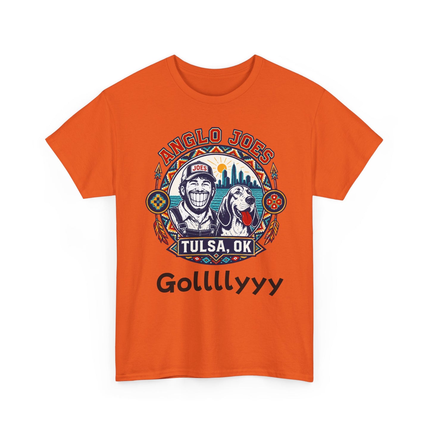Anglo Joe’s Tulsa Tee Gollllyyyy — 'Gollllyyy' Retro Sports Graphic T-Shirt